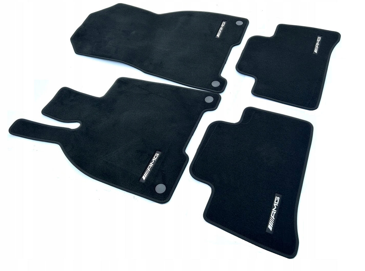 Mercedes OEM stoffmatter til Mercedes EQE (V295) / AMG Sport Black Edition – stoffmateriale