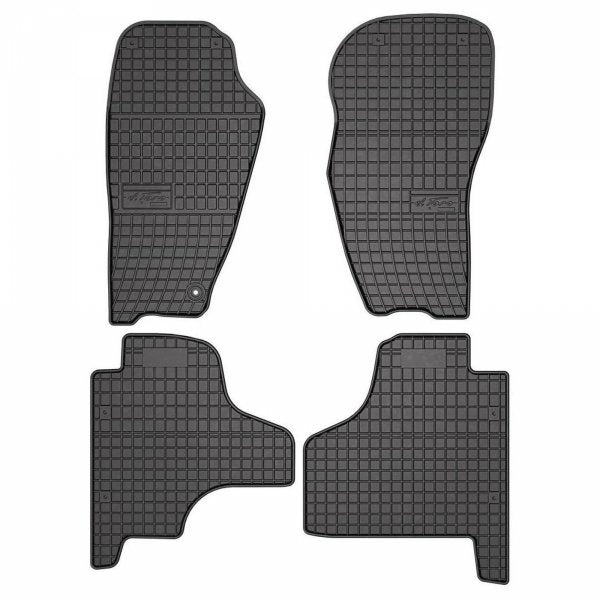 Frogum gummimatter til Jeep Liberty (KK) 2008–2012 – svart, vanntett, TÜV-godkjent, 4 stk. i sett