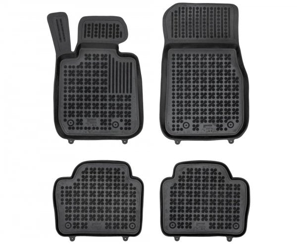 Rezaw-Plast TPE-gummimatter til BMW 3 (F30/F31) / 4 (F32) / 4 (F36) Gran Coupe 2011-2018 – svart, sett med 4