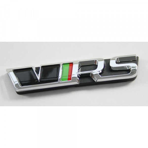 Emblem/logo til Skoda Octavia III (5E Facelift) i svart, rød og grønn, produsert i ABS og original Skoda-del