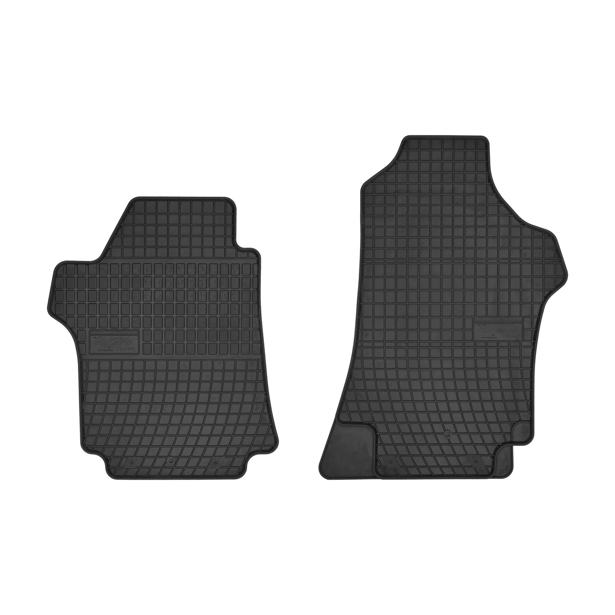 Frogum gummimatter til Hyundai H-1 / Caro / Travel (2008–) – svart-anthracite, vanntett med 1 cm sidekant