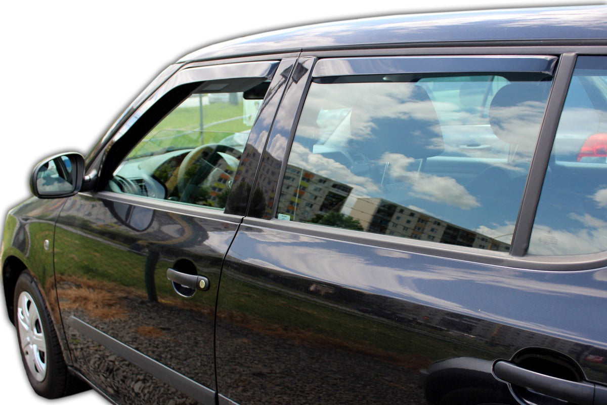 Vindavviser Skoda FABIA II 5-dørs 05. (2007-2015) – PMMA Plexi - detaljer