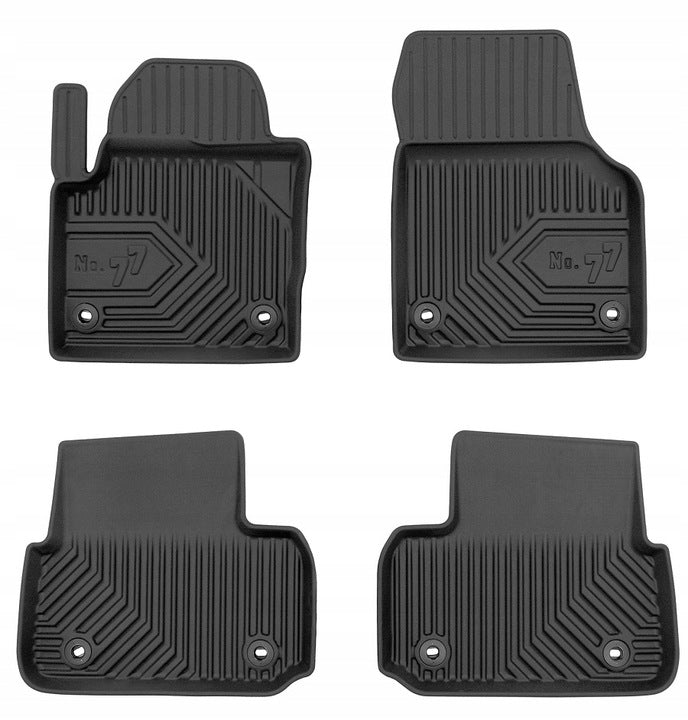Frogum 3D Premium gulvmatter til Land Rover Discovery Sport L550 (2014-) – svart TPE med sidekant, sett med 4 stk.