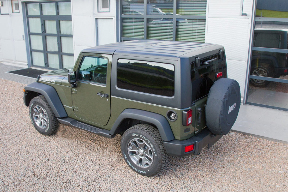 Stigtrinn Jeep Wrangler JK Ventshield (2006-2018) - detaljer