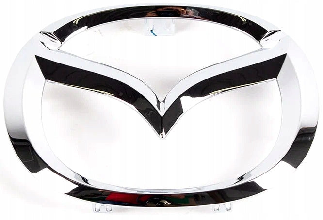 Emblem/logo til Mazda Chrome i krom for frontmontering med original passform