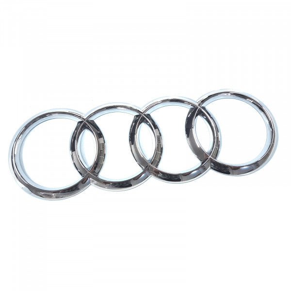 Emblem/logo til Audi A6/S6 (C7 4G) / Audi RS6 (C7) 2013-2018 / Audi Q5 FY 2016 - 2024 i kromfarget ABS, original Audi-del