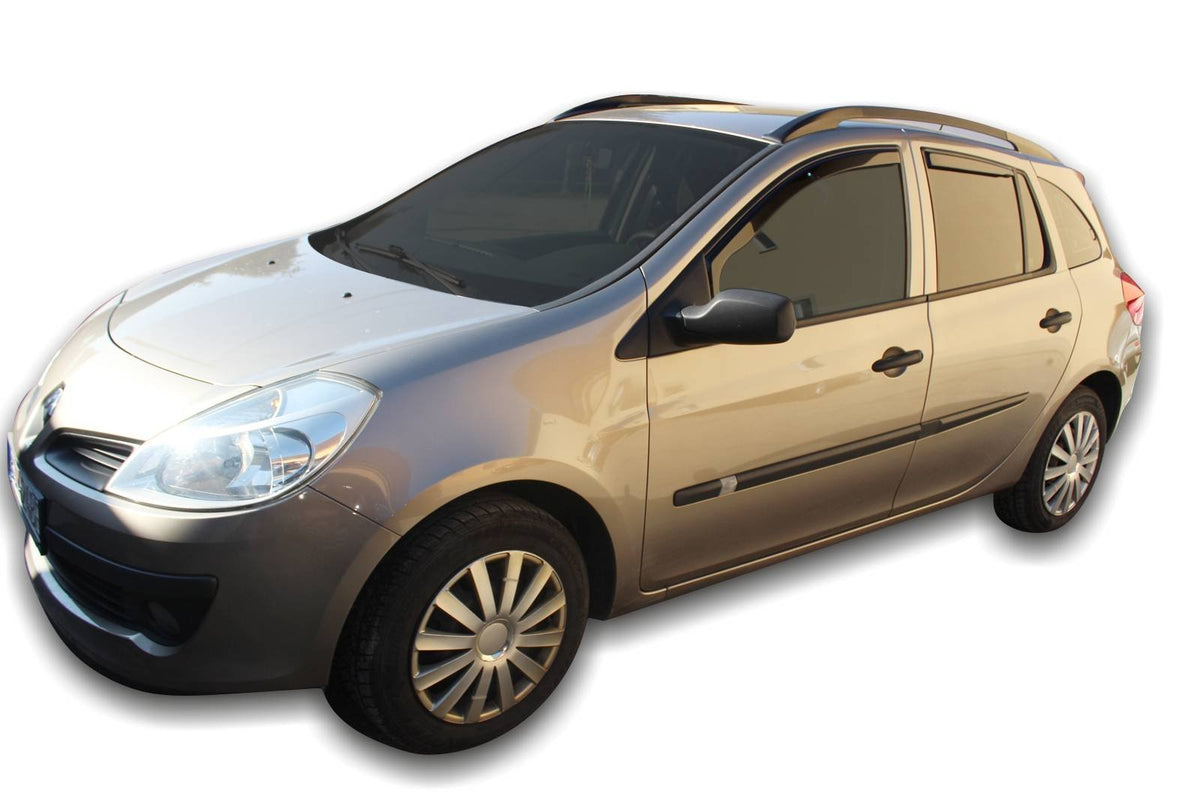 Heko vindavviser til Renault CLIO III / GRANDTOUR 5-dørs 2005→ sett 4 stk. – PMMA Plexi