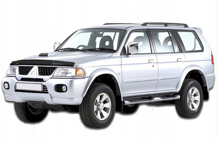 Scoutt panserbeskytter i akryl til Mitsubishi Pajero Sport / Montero Sport I med sort gloss finish og enkel montering