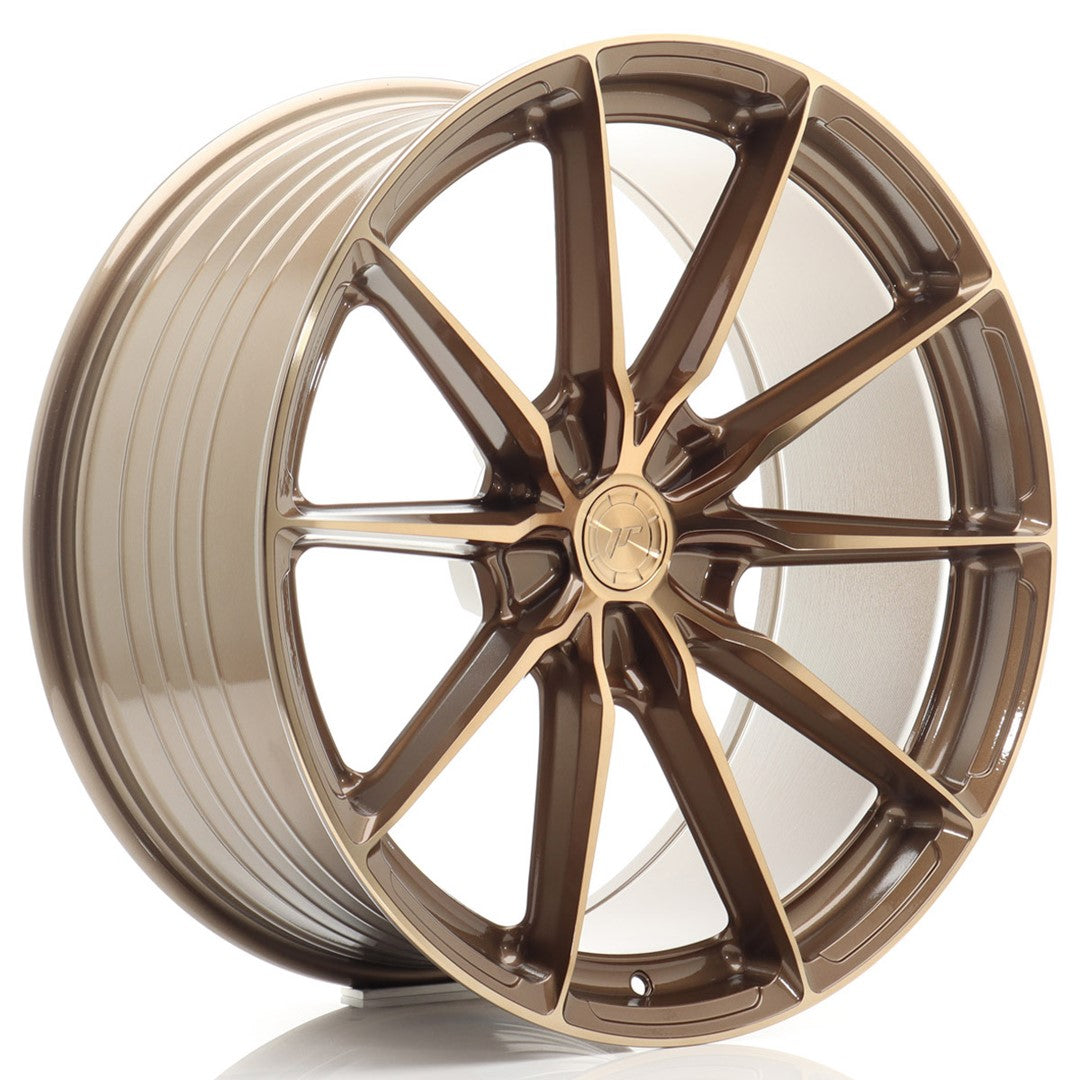 Felg JR Wheels JR37 21x10,5" Bronze – sett forfra