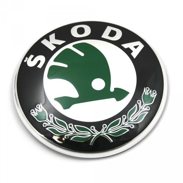 Emblem/logo til Skoda Fabia I (6Y) / Melange i Satin Black med original passform