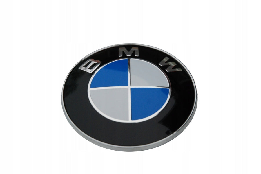 Emblem/logo til Bmw / med 2-pins for bakluke og panser, diameter 74 mm i standard utførelse