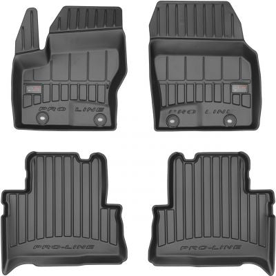 Frogum 3D Premium gulvmatter til Ford C-Max II (2010-2019) – svart TPE med høy sidekant, sett med 3 stk.