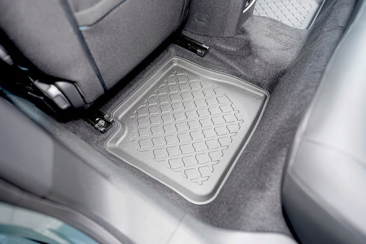 Gulvmatter Peugeot e-208 (2019-) – TPE antiskli luktfrie gummi - sett bakfra