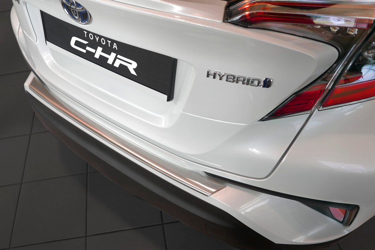 Avisa bakfangerbeskytter til Toyota C-HR I – sølv børstet stål