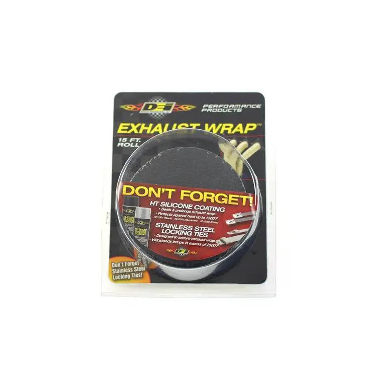 Dei Cool-tape Varmeinnpakning For Eksos 50mm x 7,5m Svart + Bånd - 1