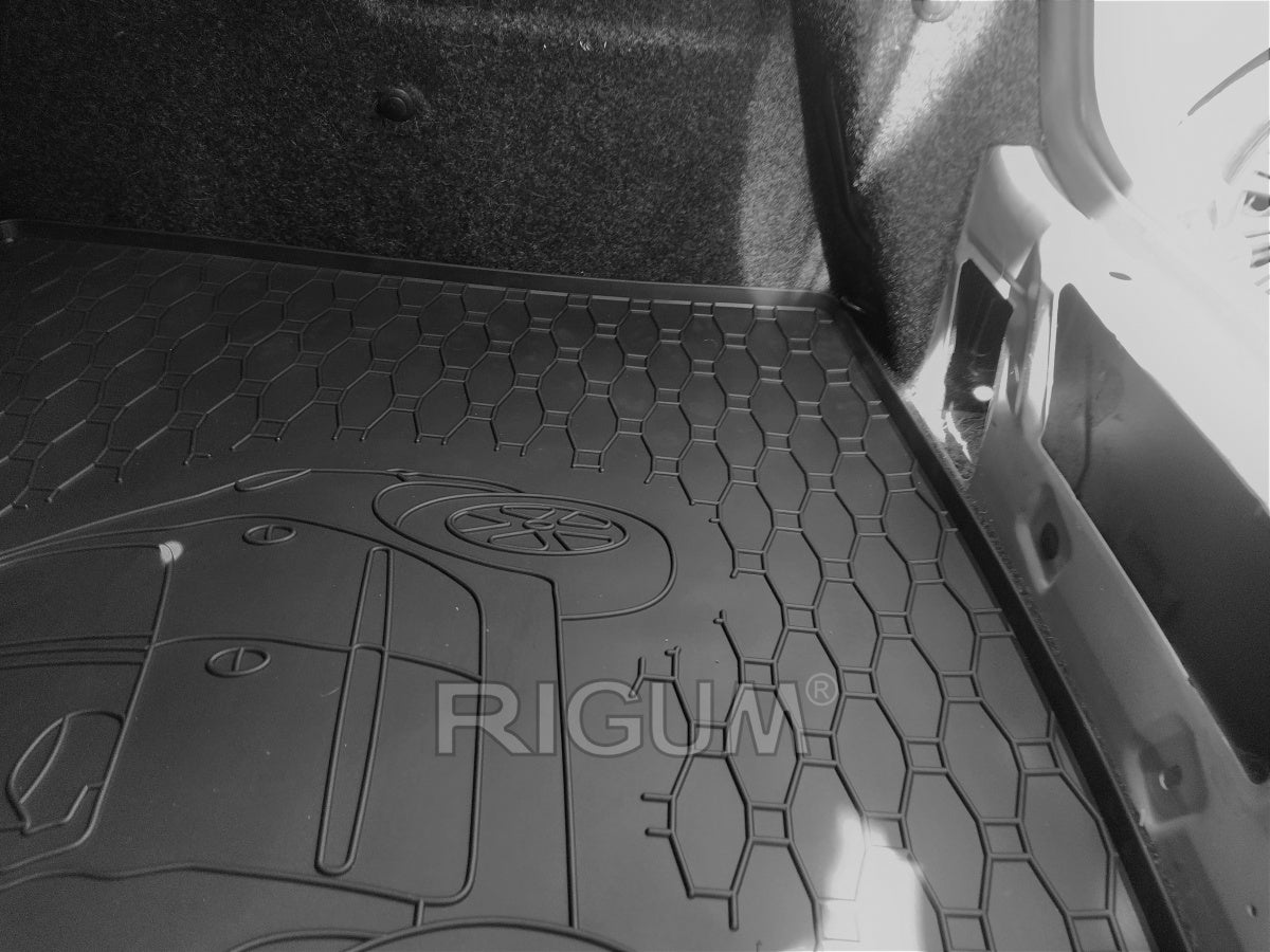 Bagasjeromsmatte Peugeot 206 Hatchback (2000-2009) – Luktfrie Gummi - detaljer