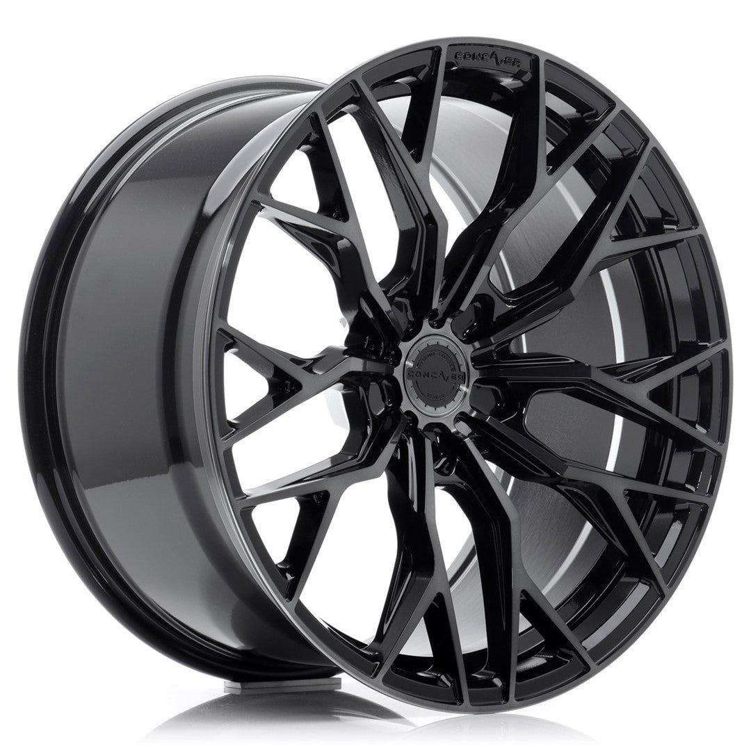 Felg Concaver CVR1 23x11,5" Double Tinted Black – sett forfra
