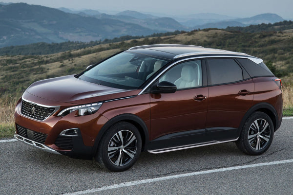 Stigtrinn fra Ventshield til Peugeot 3008 II 2016-2024 i aluminium og ABS, enkel montering
