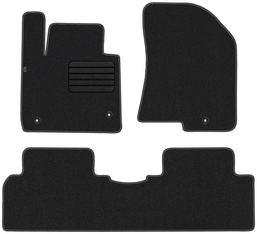 Unknown stoffmatter til Kia Carens III – premium velour tekstil