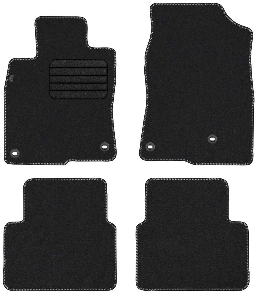 Unknown stoffmatter til Honda Civic X – premium velour tekstil