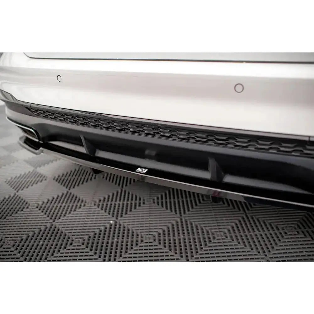 Diffuser Audi A4 B9 19- S-line Facelift - Central Rear Splitter - 3