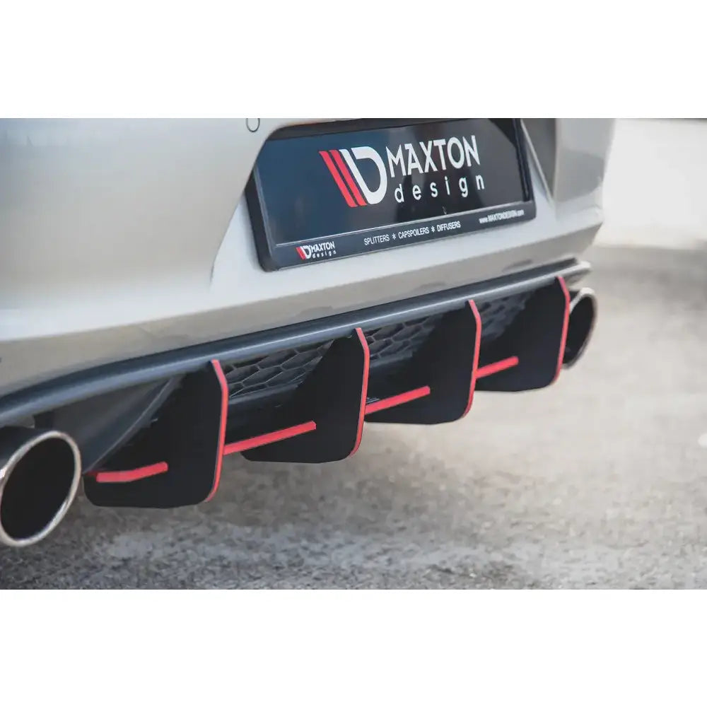 Diffuser Bak Racing-kvalitet V.1 Vw Golf 7 Gti - 10