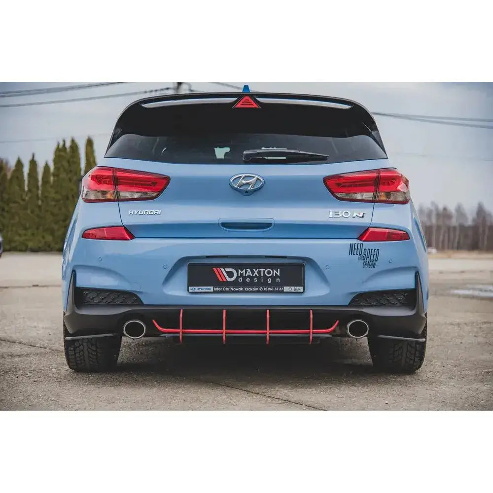 Diffuser bak Racing V.2 Hyundai I30 n Mk3 Hatchback