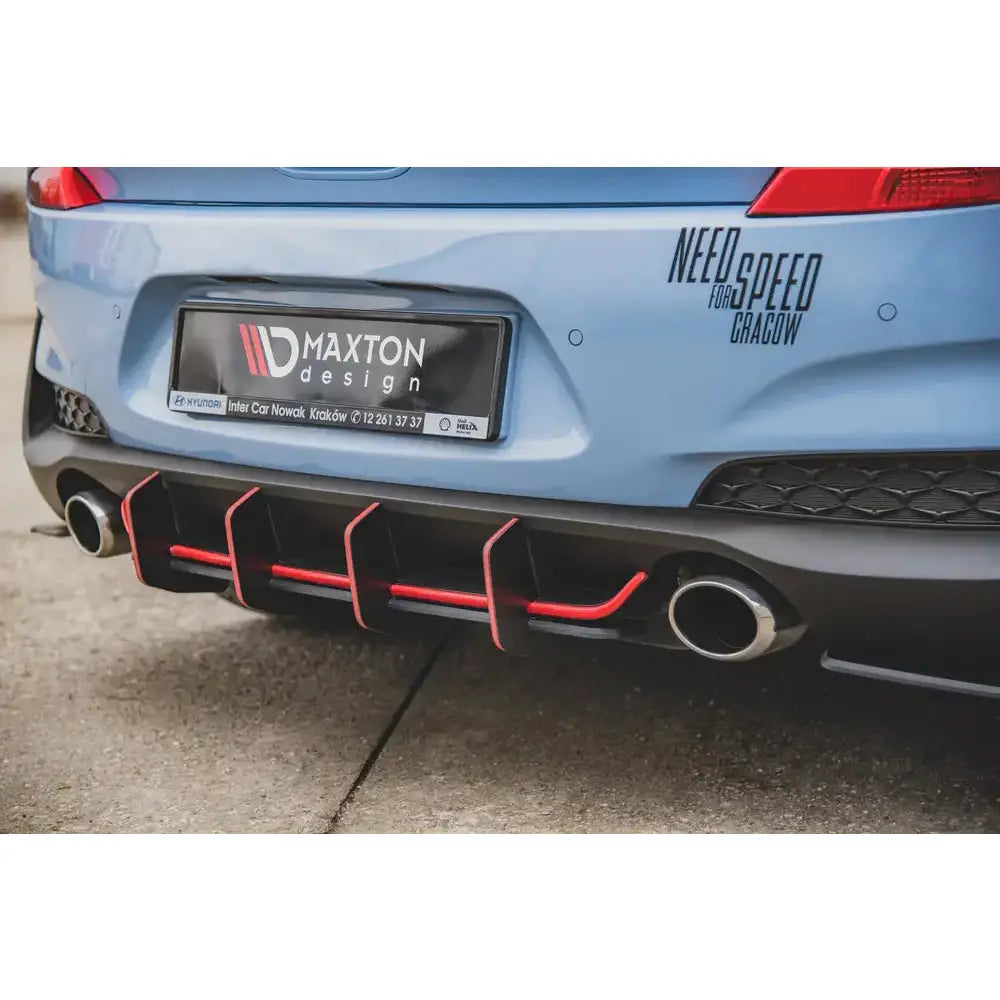 Diffuser bak Racing V.2 Hyundai I30 n Mk3 Hatchback