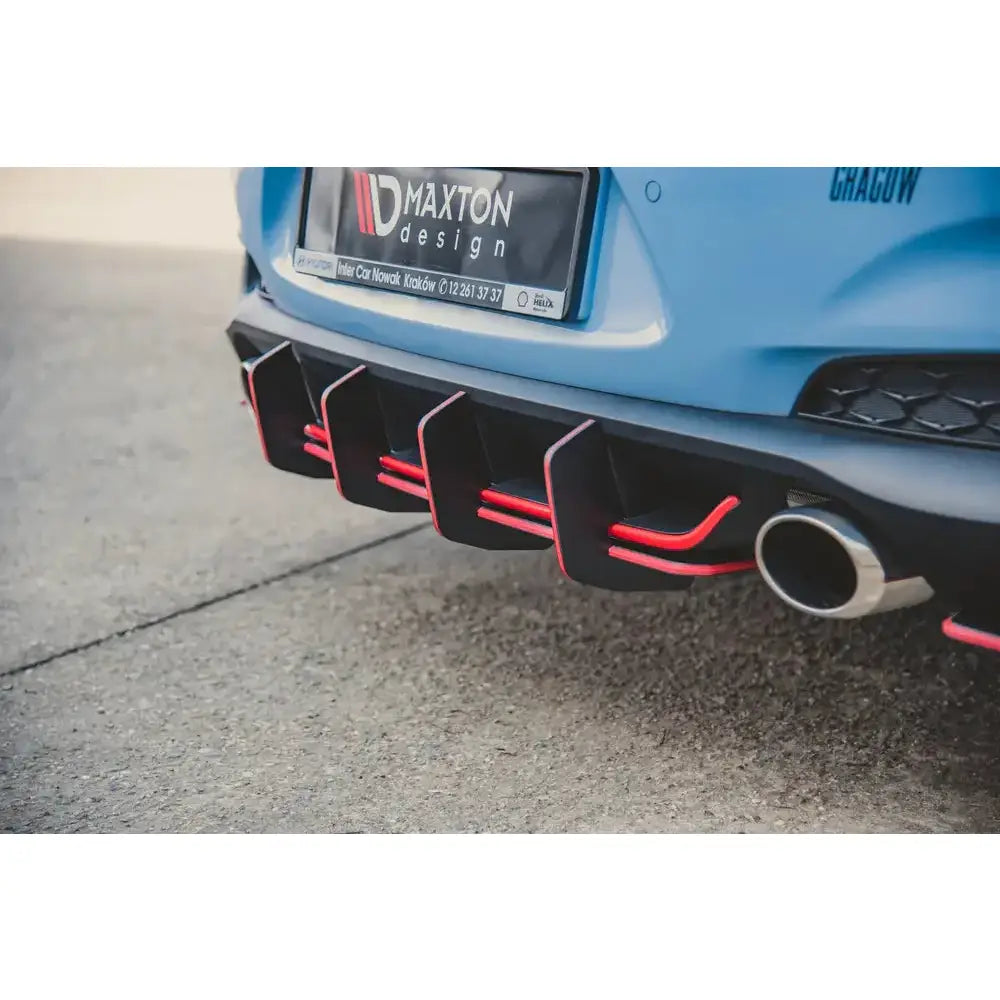 Diffuser bak Racing V.2 Hyundai I30 n Mk3 Hatchback