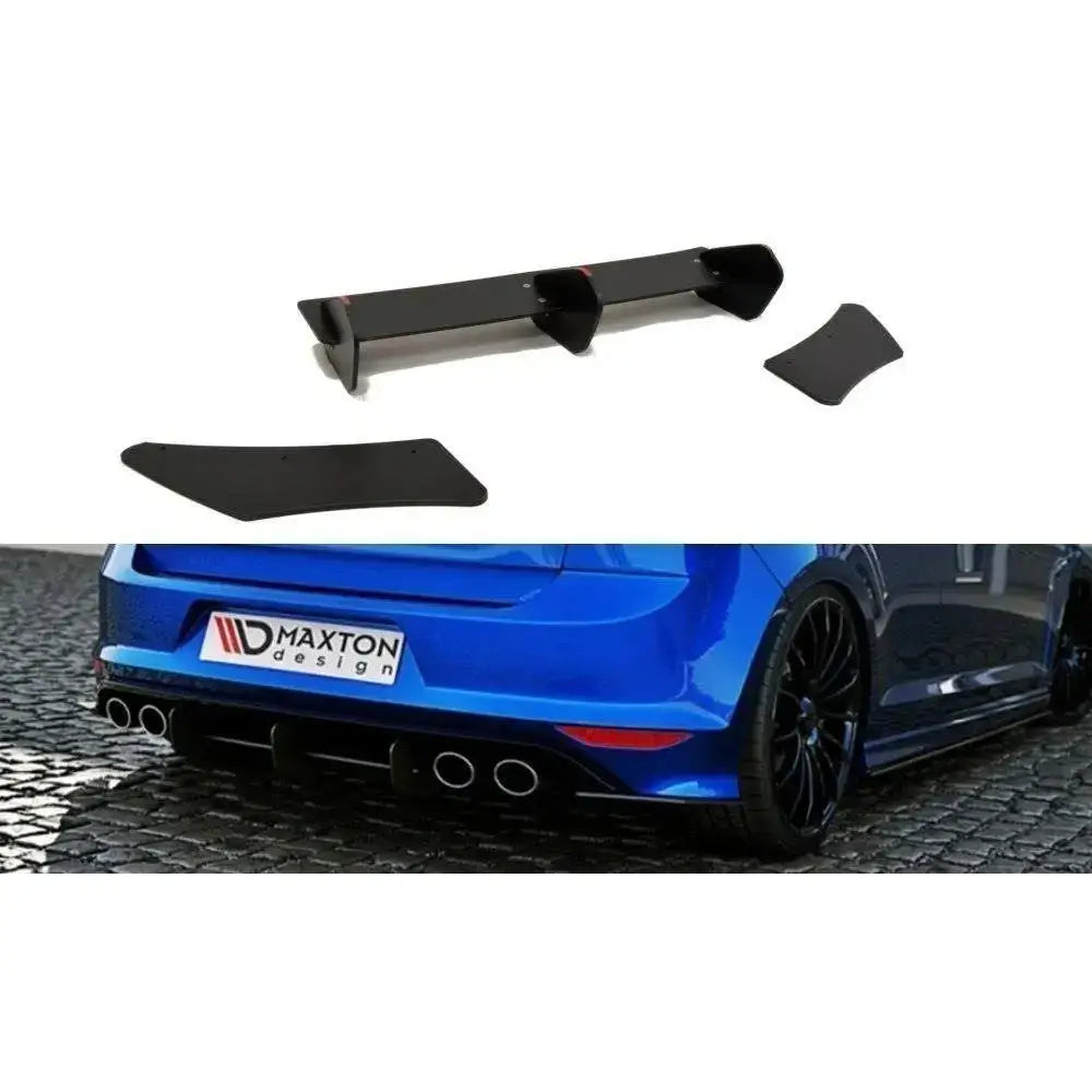 Diffuser Bak Vw Golf 7 r Hatchback Rear Diffuser - 1