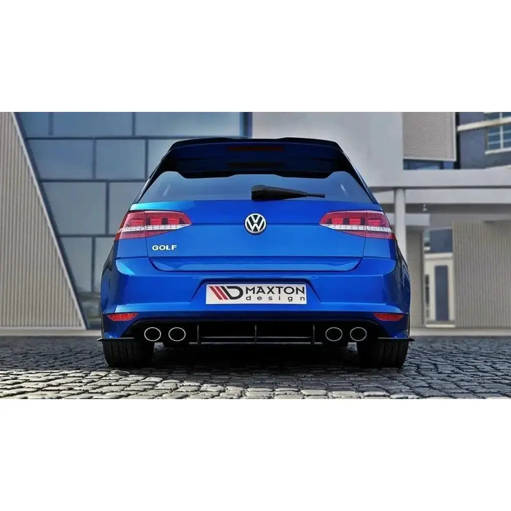 Diffuser Bak Vw Golf 7 r Hatchback Rear Diffuser - 3