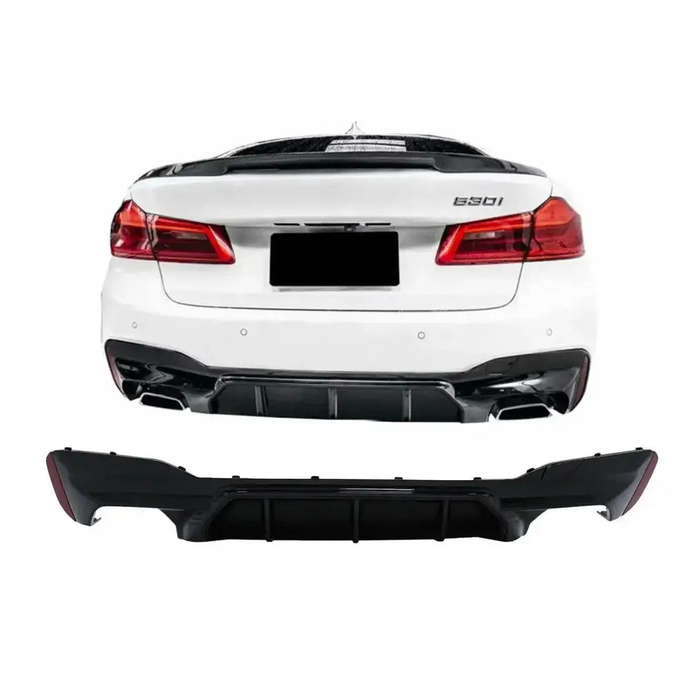 Diffuser Bmw 5 Serie G30 G31 17- M5 Design Piano Black - 1