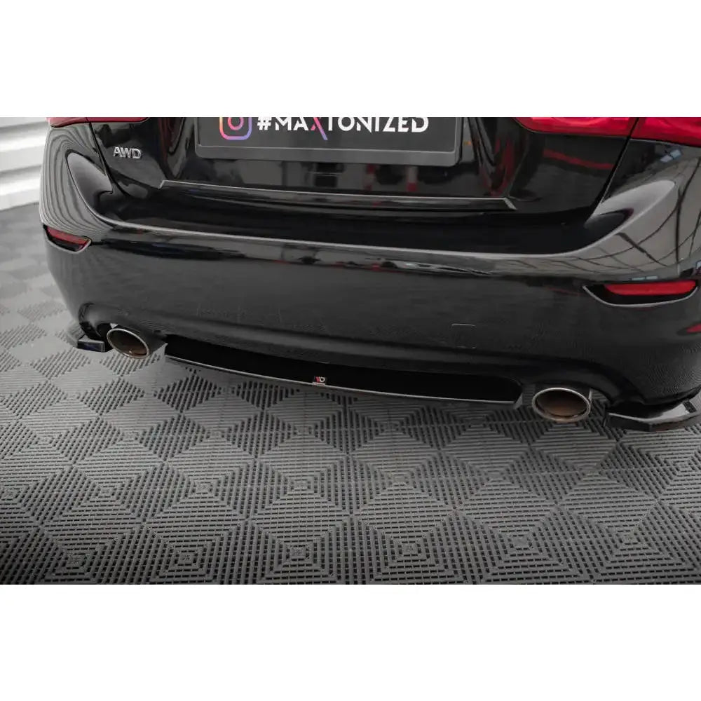 Diffuser Infiniti Q50 13-16 s Mk1 - Central Rear Splitter - 3