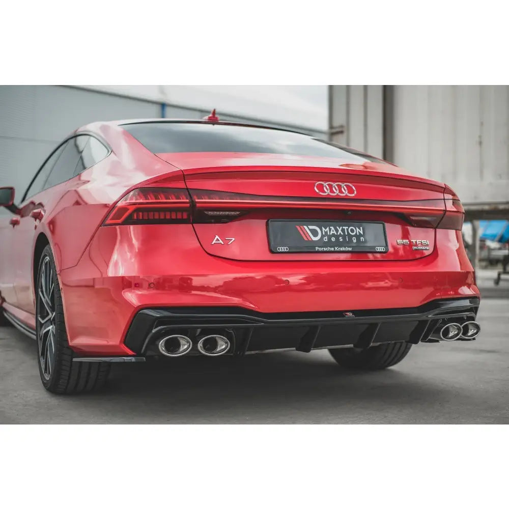 Diffuser Med Eksosattrapp Audi A7 C8 S-line - 4