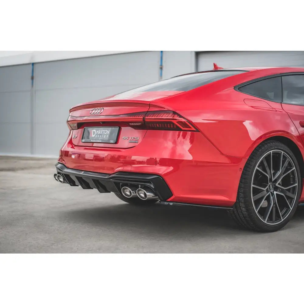 Diffuser Med Eksosattrapp Audi A7 C8 S-line - 6