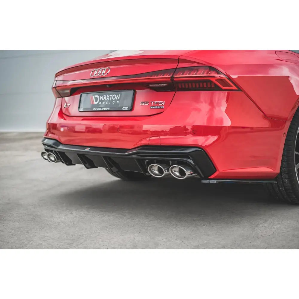 Diffuser Med Eksosattrapp Audi A7 C8 S-line - 7