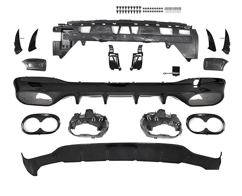 Sportsdiffuser svart til Mercedes CLA W118 Sport Package produktbilde ZTME36
