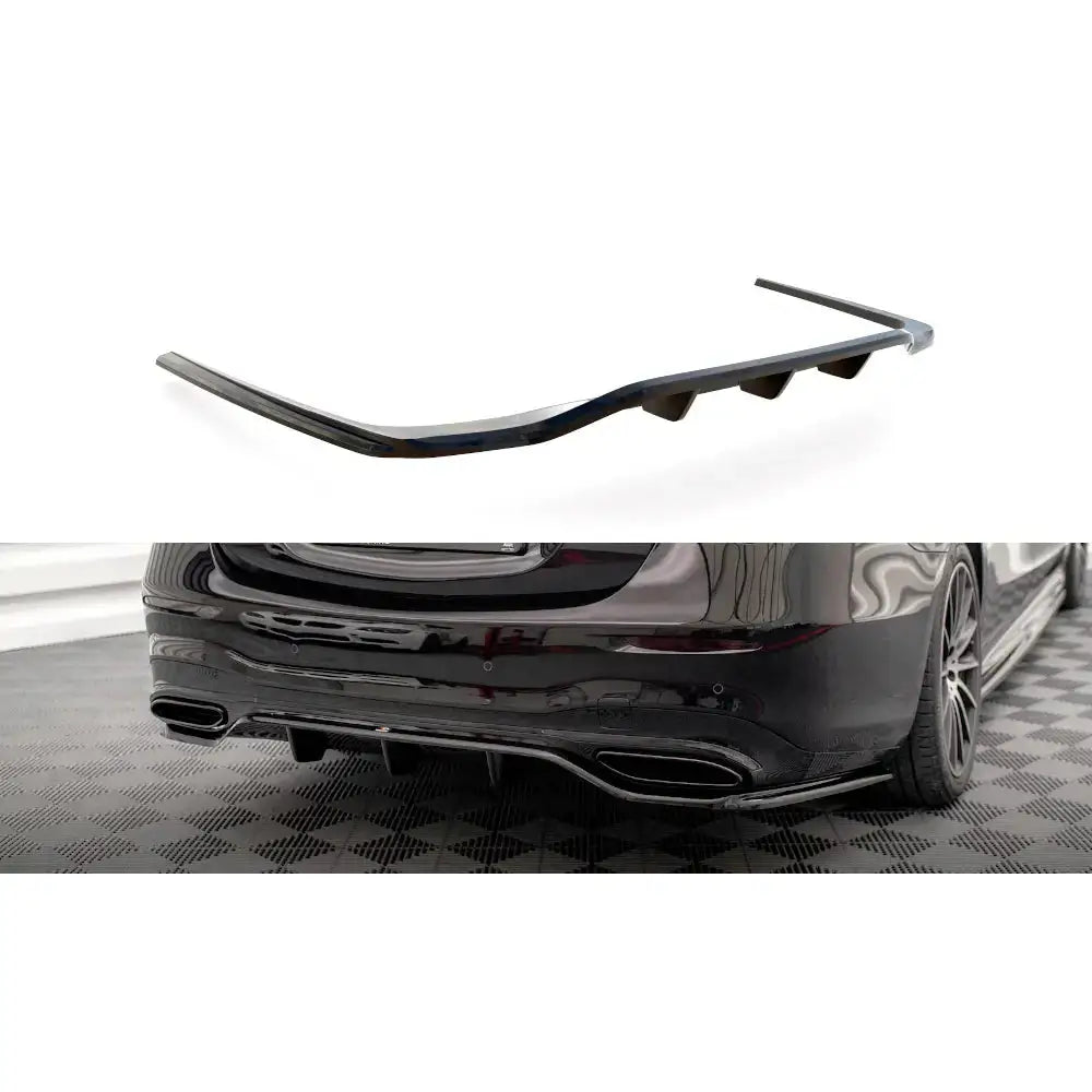 Diffuser Mercedes S-klasse W223 20- Amg-line - Central Rear Splitter - 1