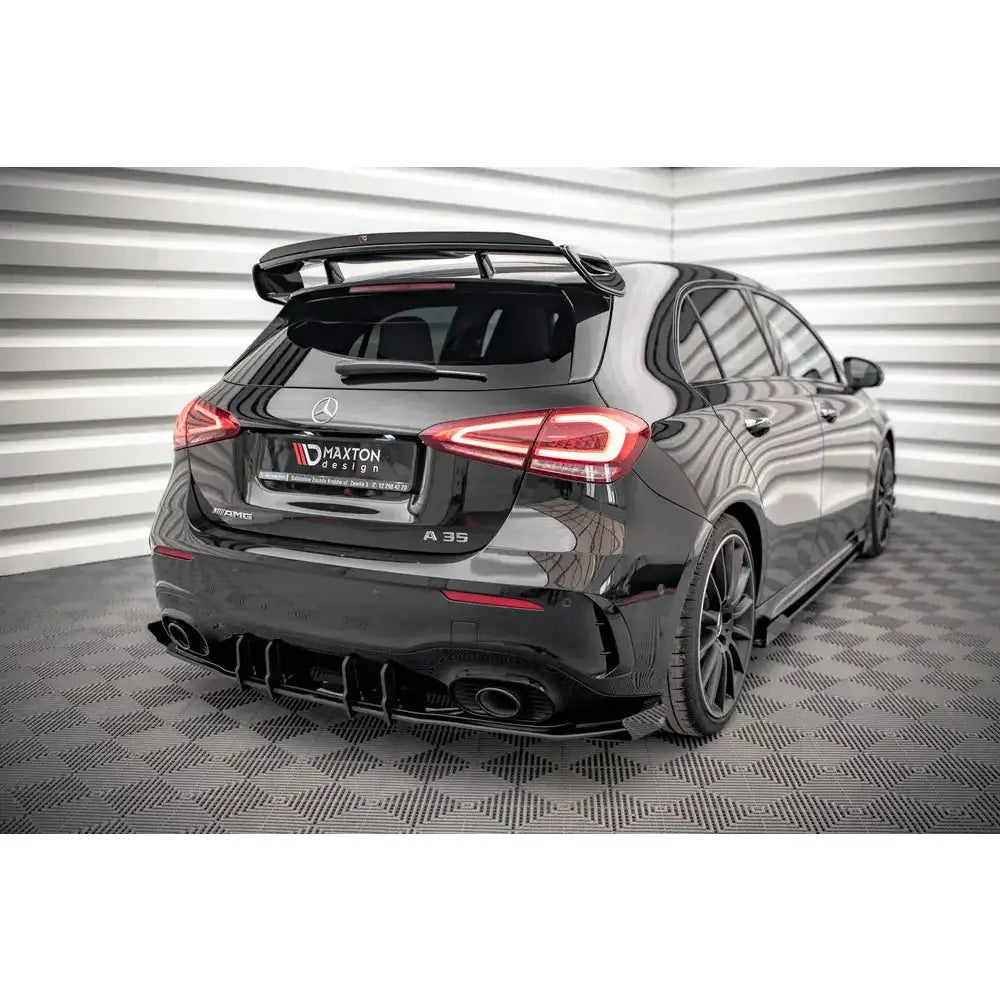 Diffuser (rear Valance) Street Pro + Flaps - Mercedes A35 Amg Hatchback Aero Pack W177 18- - 4