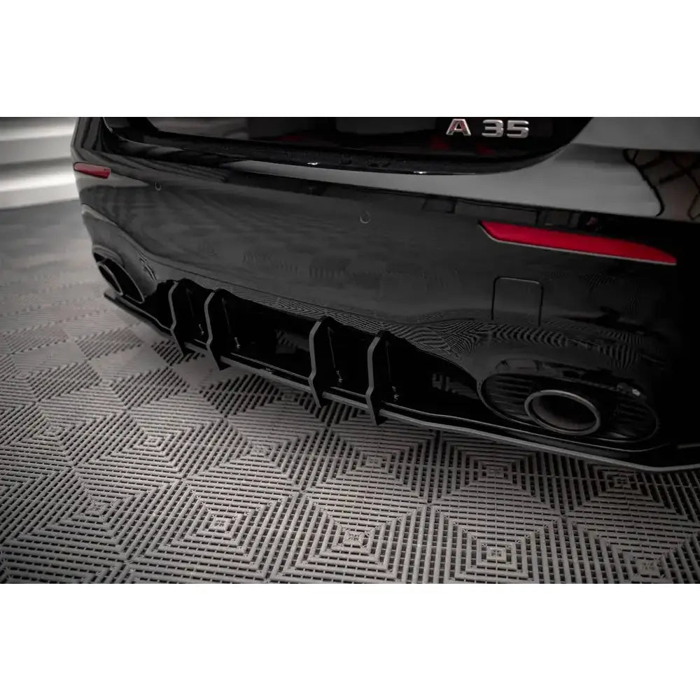 Diffuser (rear Valance) Street Pro + Flaps - Mercedes A35 Amg Hatchback Aero Pack W177 18- - 5