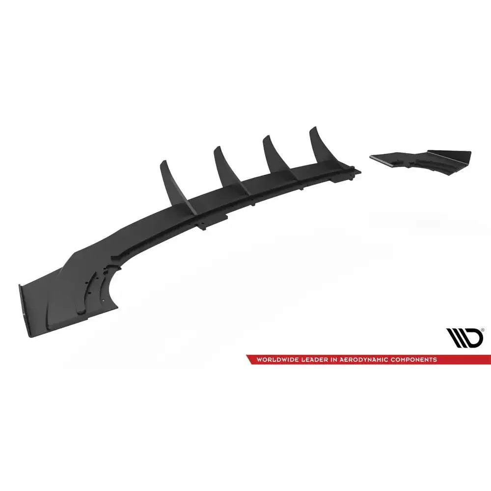 Diffuser (rear Valance) Street Pro + Flaps - Opel Astra Gtc Opc-line j 11-18 - 8