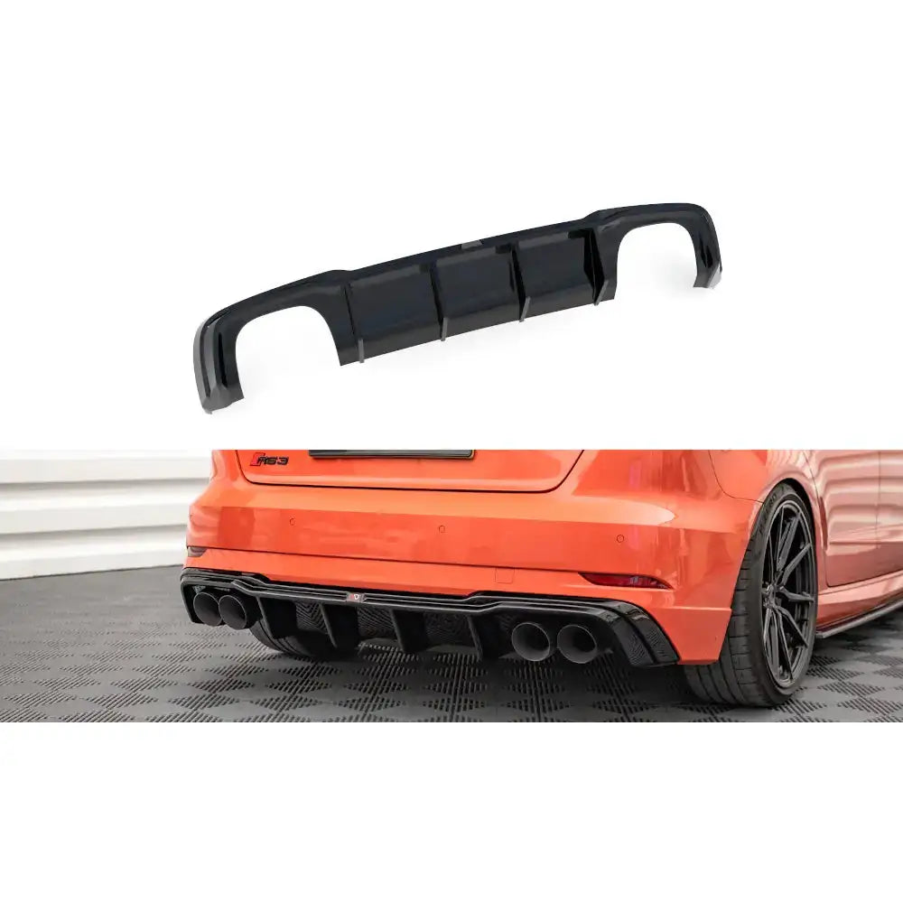 Diffuser (rear Valance) V.2 - Audi Rs3 8v Facelift 17- - 1