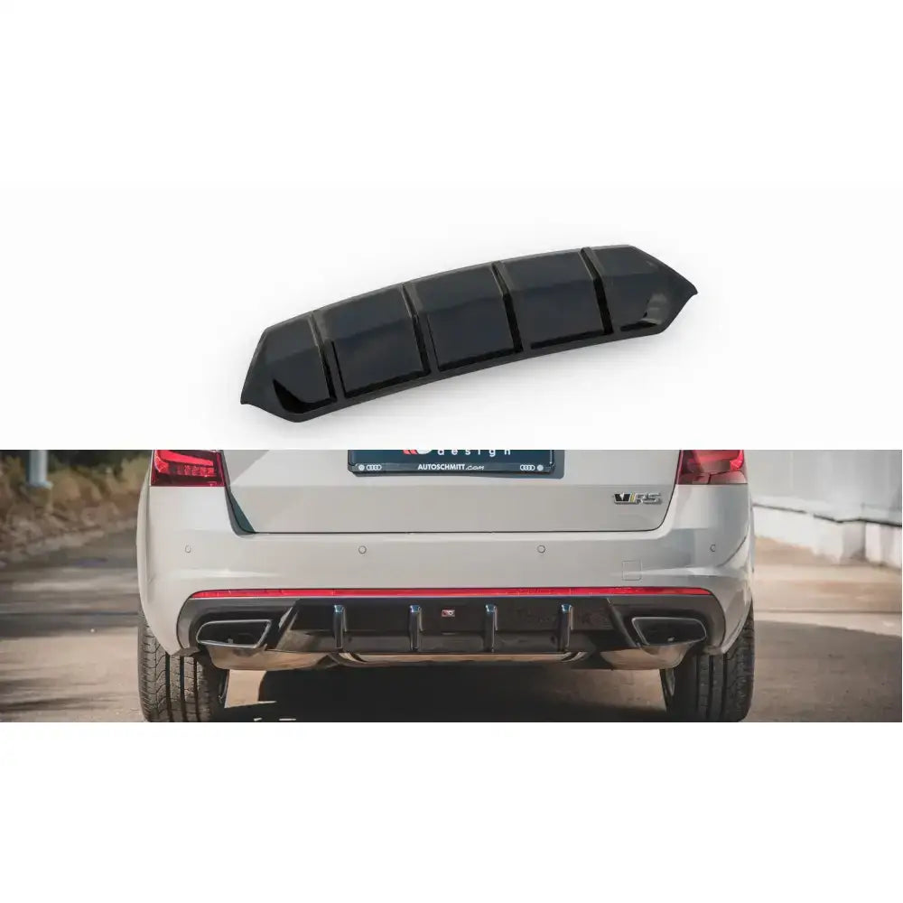 Diffuser Skoda Octavia Mk3 Rs - Glans 1