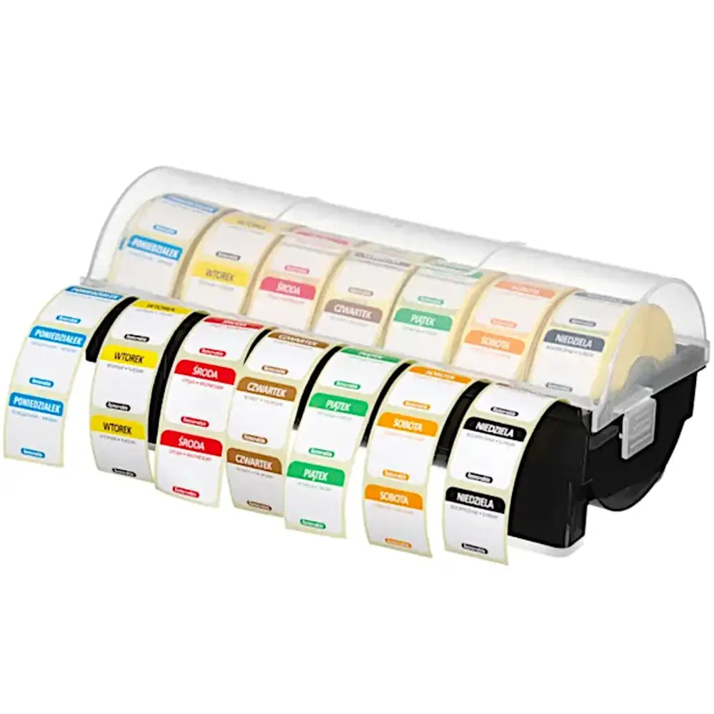 Dispenser For Food Safety Stickers For Each Day Of The Week + Stickers Hendi 850169 - 1