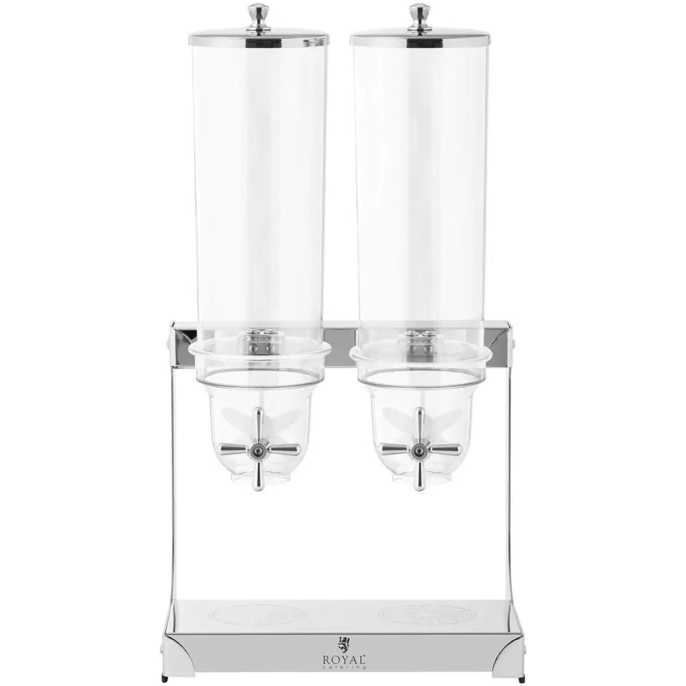 Dobbel 2 x 3,5 l Transparent Ris Søtsaker Dispenser - 6