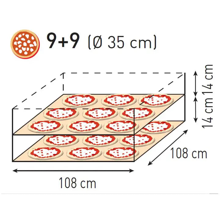 Dobbel Xl Pizzabunn: Hendi 227053 - 3