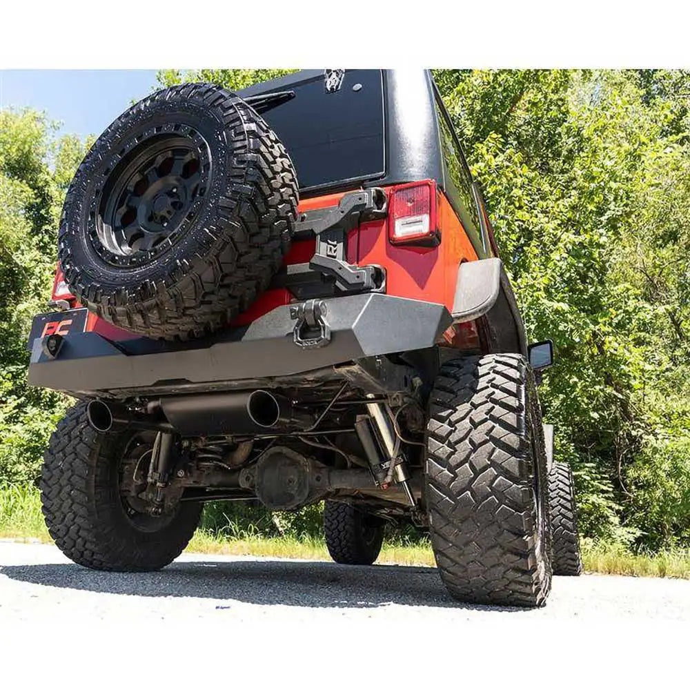 Dobbelt Eksos Svart Rough Country - Jeep Wrangler Jk 2 d 07-18. - 7