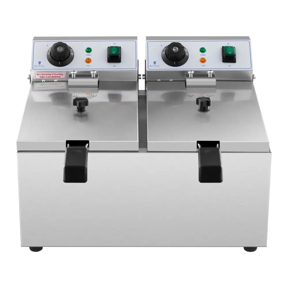 Dobbelt Elektrisk Gastronomisk Friter Koker 230v - 4