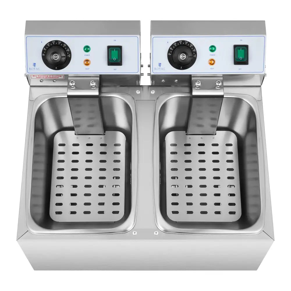 Dobbelt Elektrisk Gastronomisk Friter Koker 230v - 5