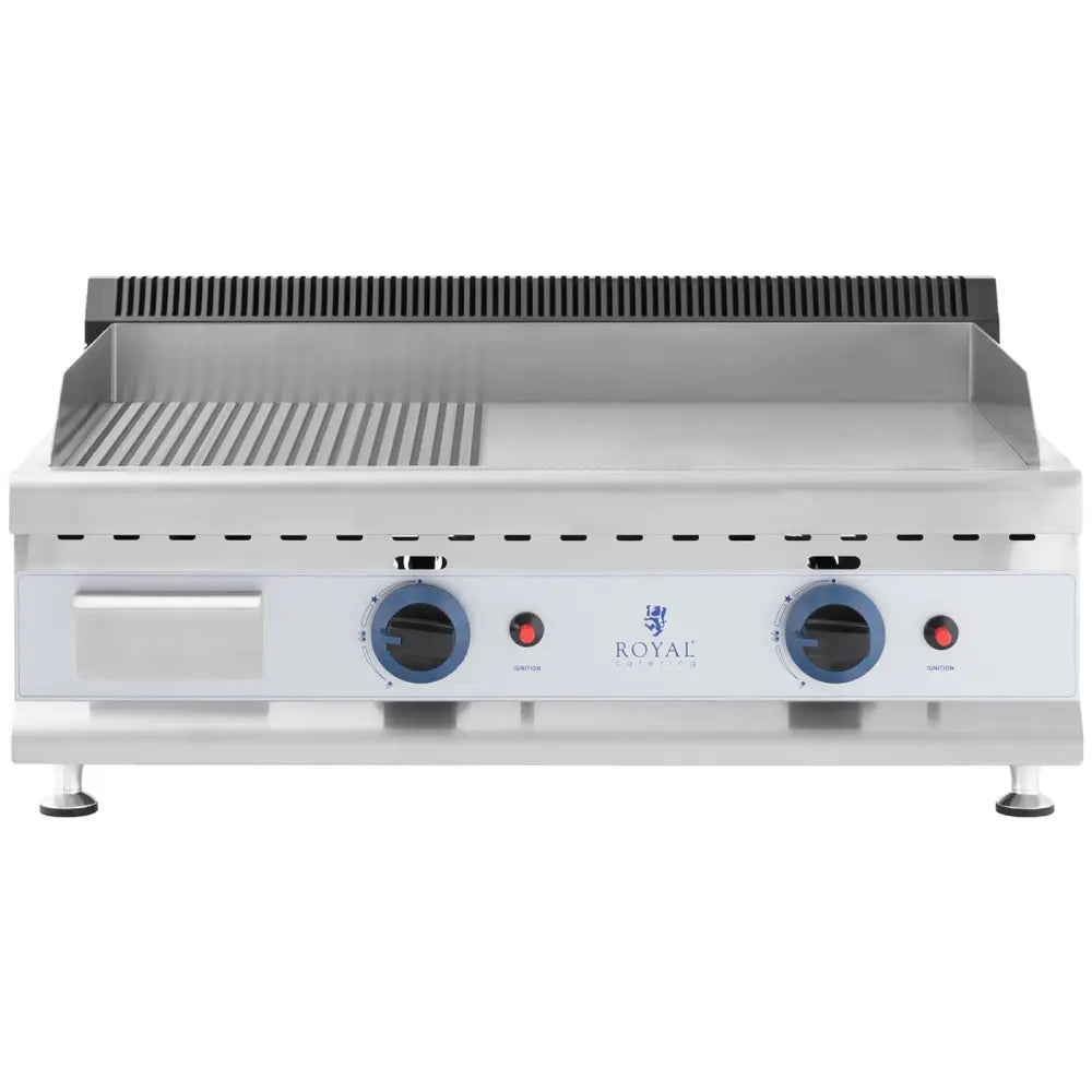 Dobbelt Glatt Og Riflet Gassgrill For Naturgass - 6